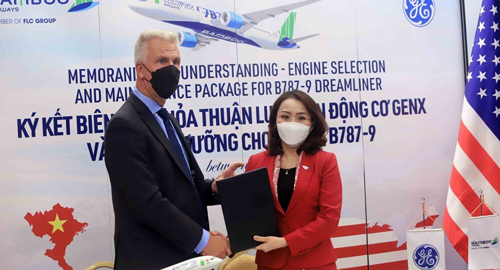 Bamboo Airways ký hợp đồng với GE mở rộng đường bay quốc tế 