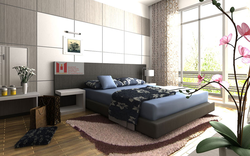 Xu hướng nội thất phòng ngủ hiện đại với màu sắc và ánh sáng